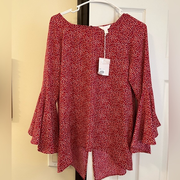 LC Lauren Conrad, Size M, Red top - Picture 1 of 3